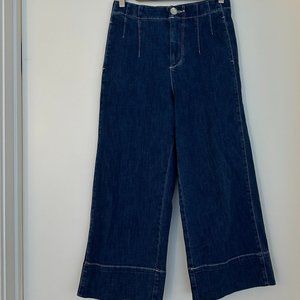 Anthropologie Wide Legged High Rise Jeans